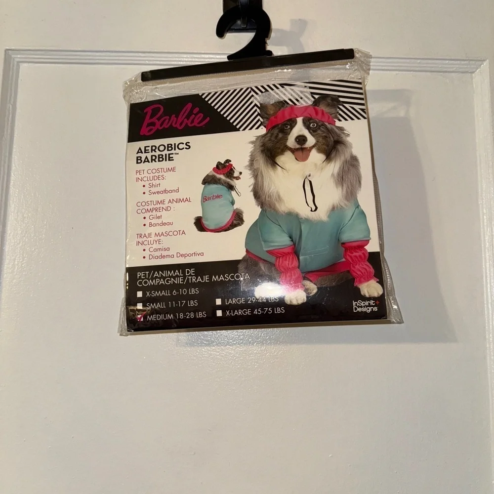 Barbie dog costume medium